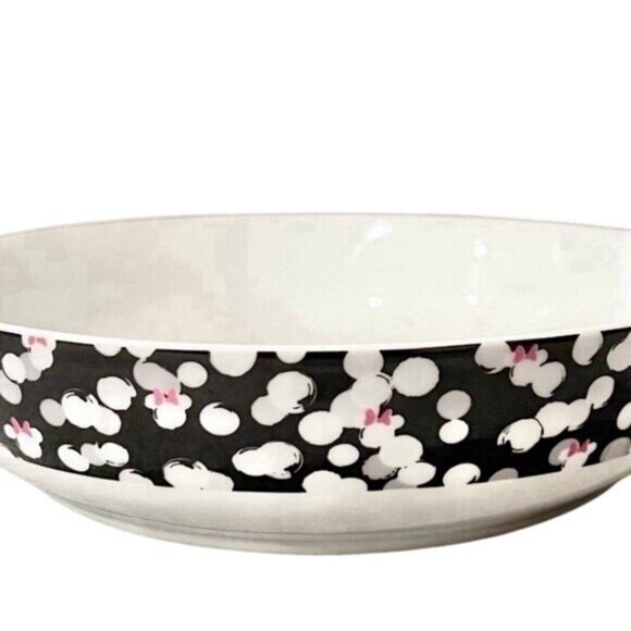 Limited Edition Disney Minnie Mouse Bowl With Pink Bows And Polka Dot Design - Picture 5 of 8